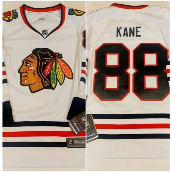 Fanatics Tops - Fanatics Chicago Blackhawks Patrick Kane Breakaway Jersey Womens Size XS White
